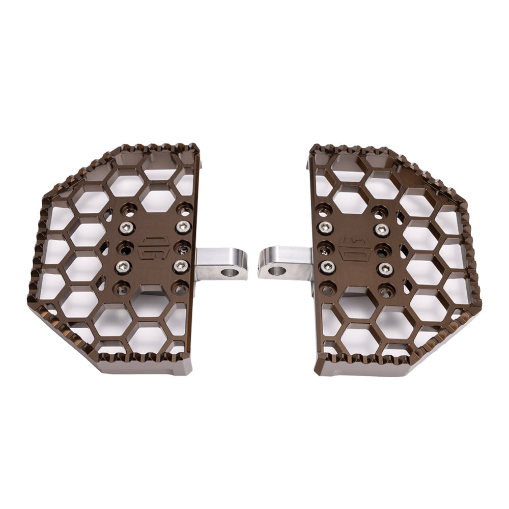 Original Garage Moto Bronze Mini Floorboards for Harley-Davidson