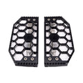 Black HoneyComp V3 Floorboards for Indian Bagger Models