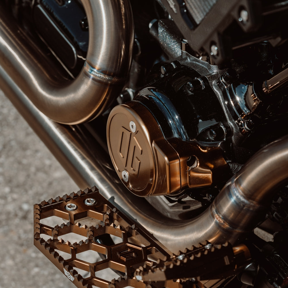 OG M8 Gen 2 Cam Cover Classic Bronze installed on a 2026 Road Glide