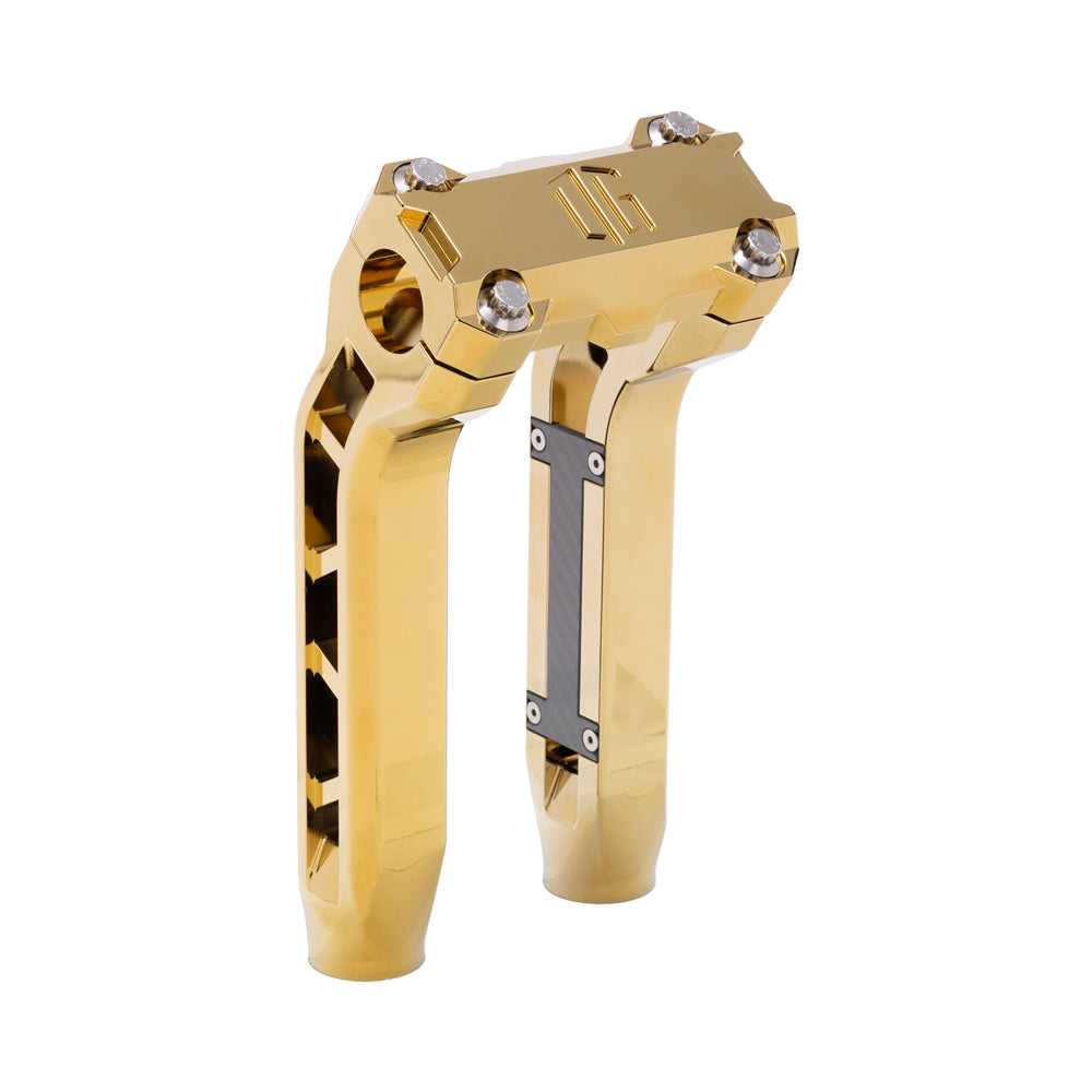 OG Gold Plating Performance 8.5 inch Pull Back Riser Legs with Gold Plating Performance Top Clamp