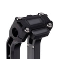 OG Black Performance Digital Gauge Top Clamp on OG Black Performance Riser Legs