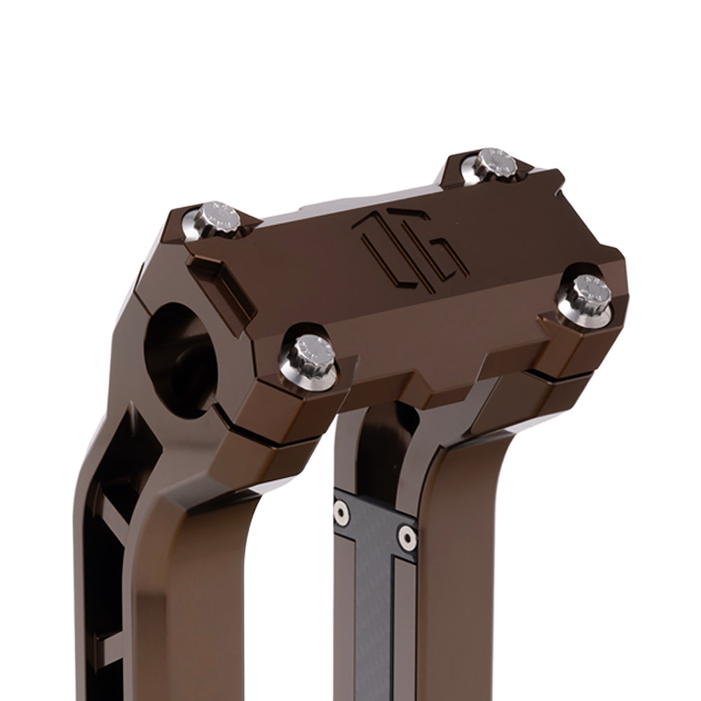 OG Bronze Performance Top Clamp on OG Bronze Performance Riser Legs
