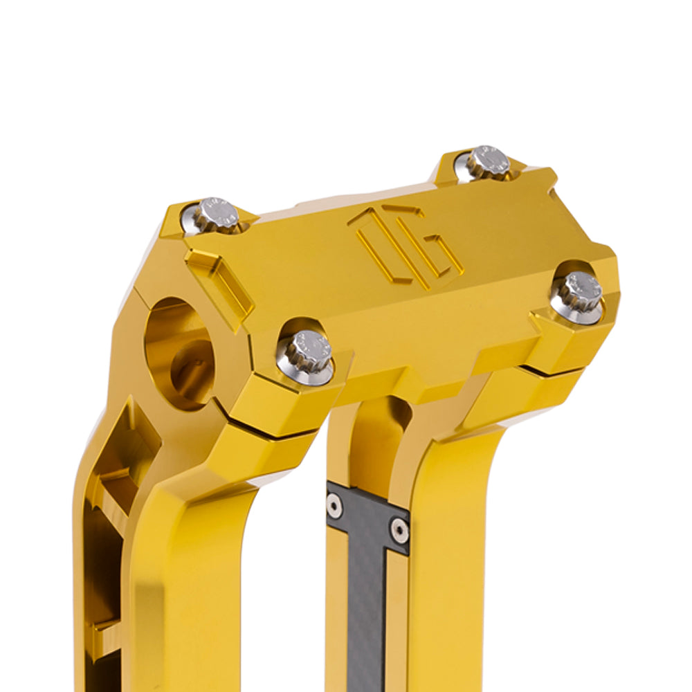 OG Gold Performance Top Clamp on OG Gold Performance Riser Legs