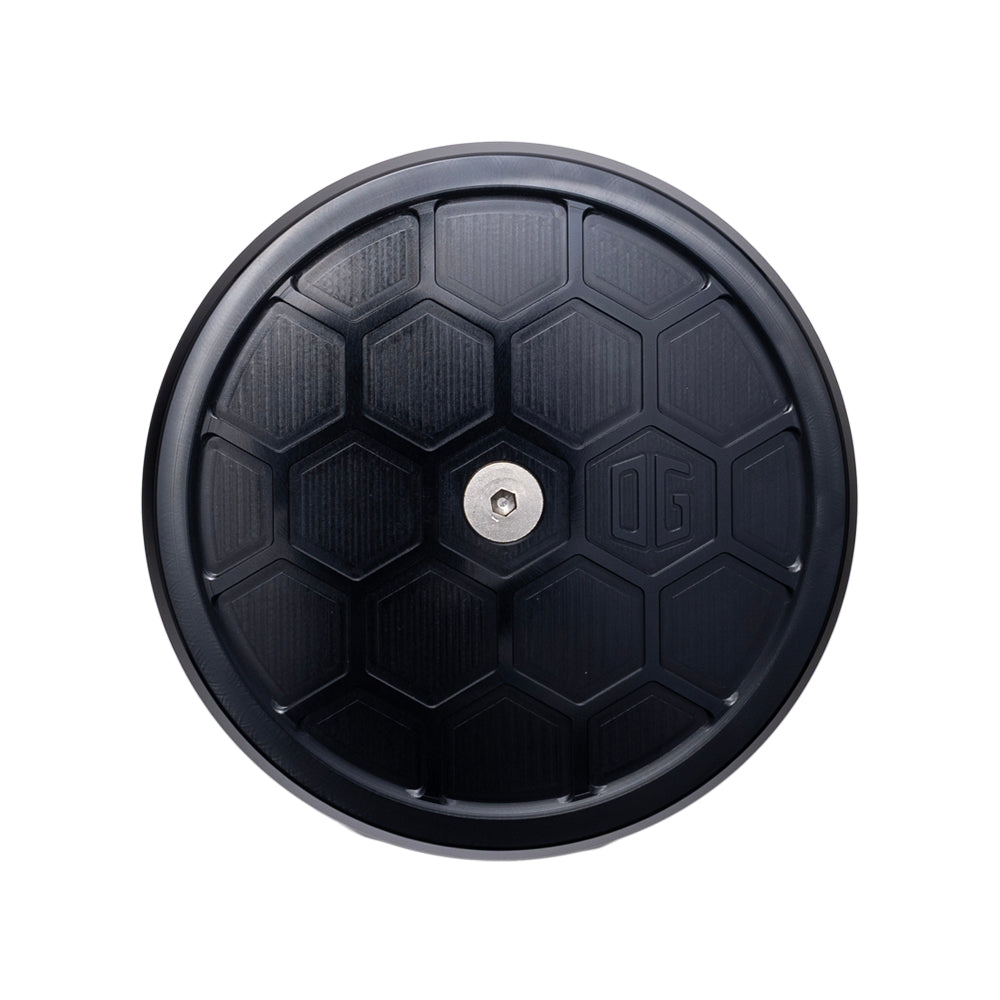 OG Black Round Air Cleaner Cover HoneyComp