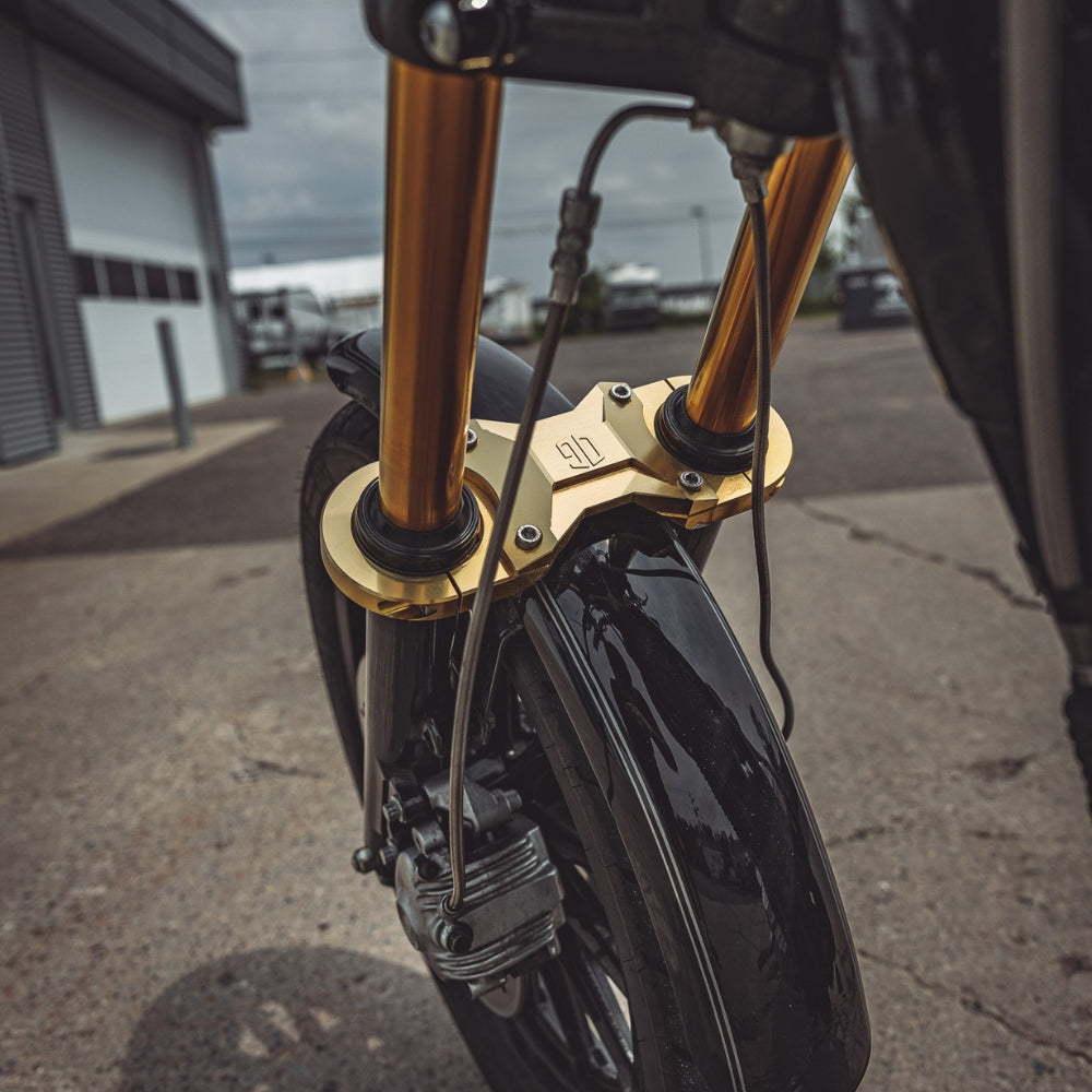 OG Speed 39mm Fork Brace installed on a 2007 Sportster XL