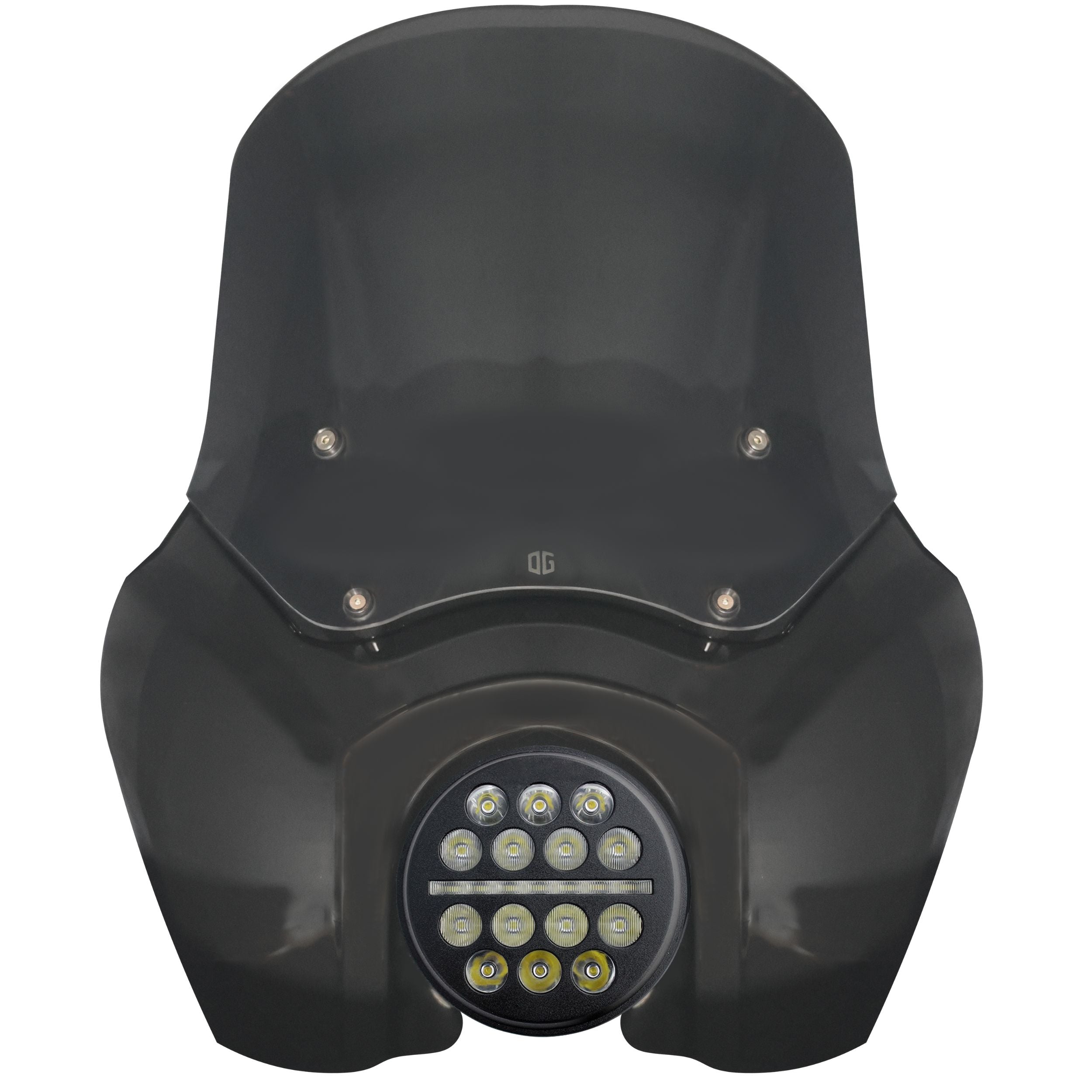 OG T-Sport Fairing kit for Harley-Davidson with OG LED X-Series Headlight conversion Black