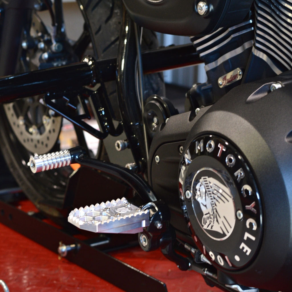 Indian Bike Foot Peg installed on Indian Chief Sport
