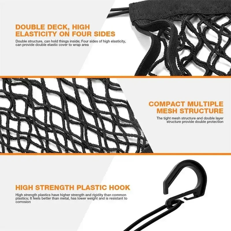 Motorcycle Elastic Cargo Net