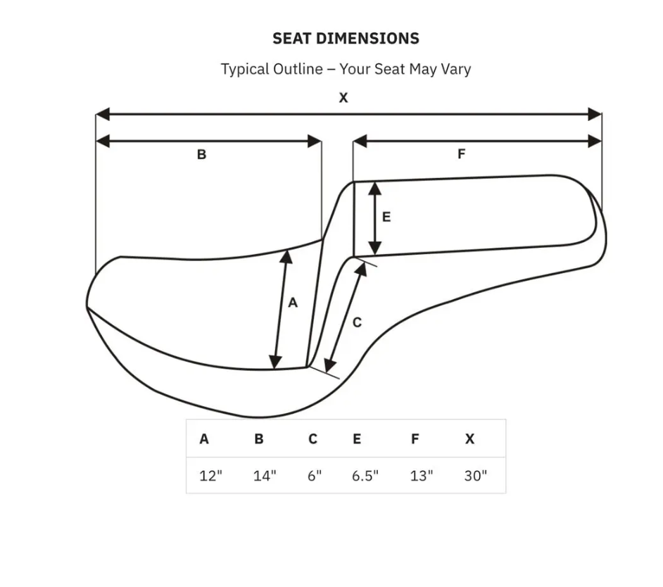SDC - BAGGER BACKREST SEAT Tuck ‘N Roll