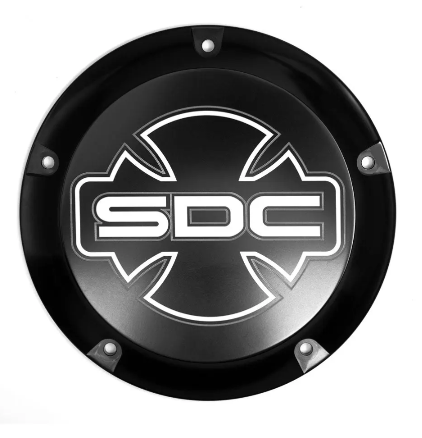 SDC - M8 Bagger Derby Cover - IRON