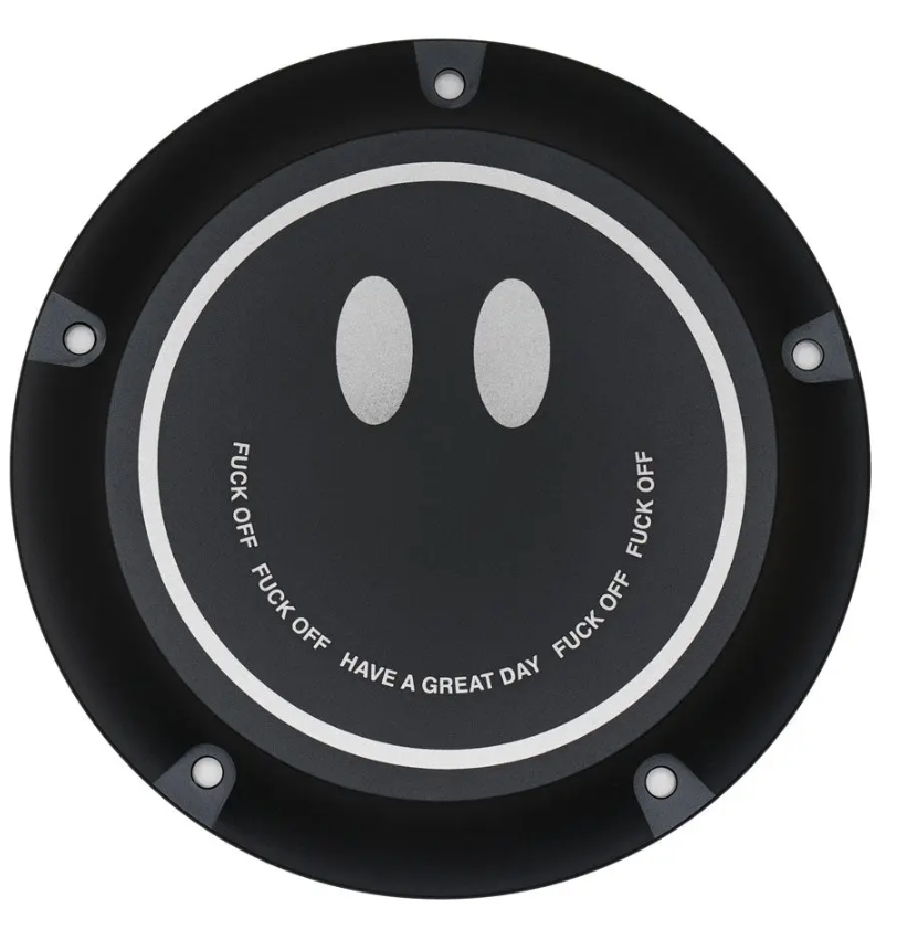 M8 Bagger Derby Cover - HAPPY