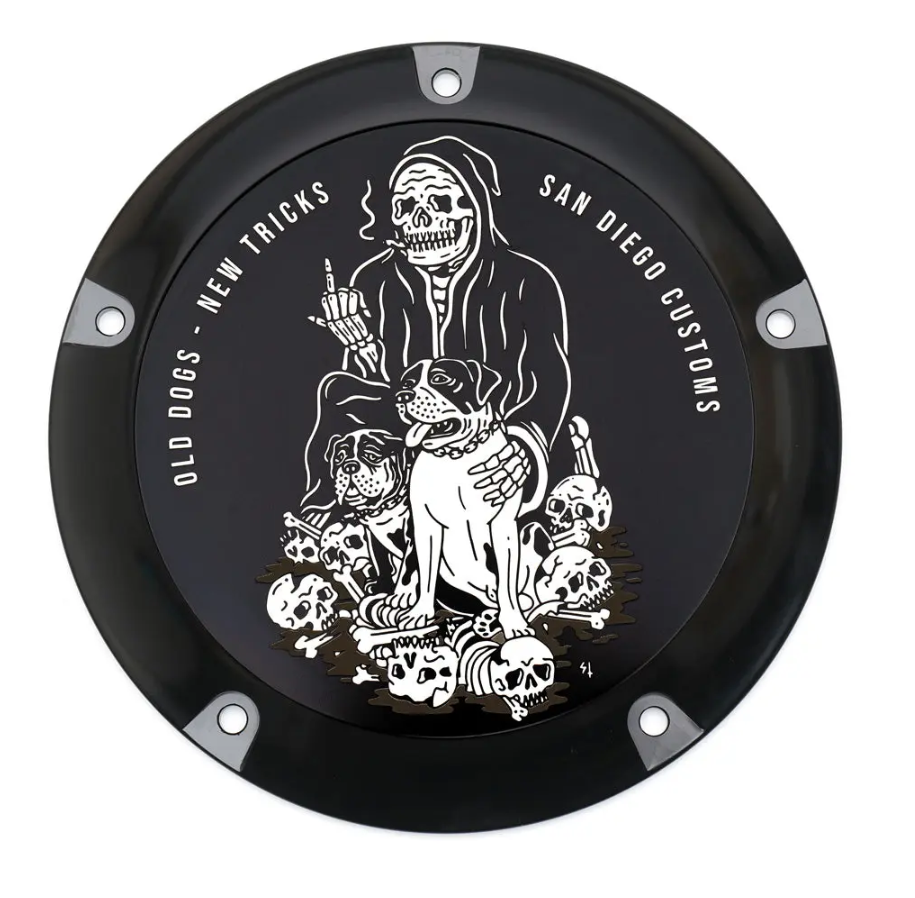 SDC M8 Bagger Derby Cover - OLD DOGS