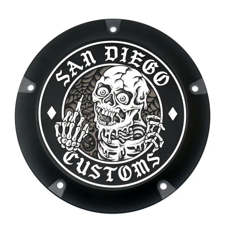 SDC M8 Bagger Derby Cover - SKIPPER