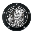 SDC M8 Bagger Derby Cover - SKIPPER