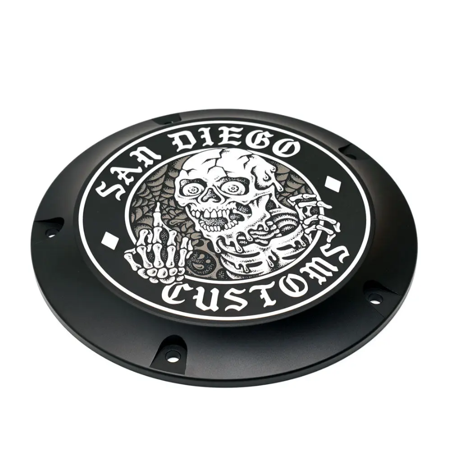 SDC M8 Bagger Derby Cover - SKIPPER