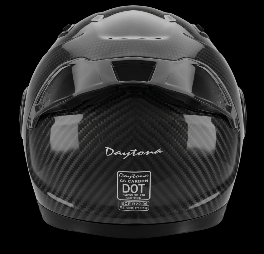 Daytona D.O.T. & ECE C6 PRO- Grey Carbon Fiber