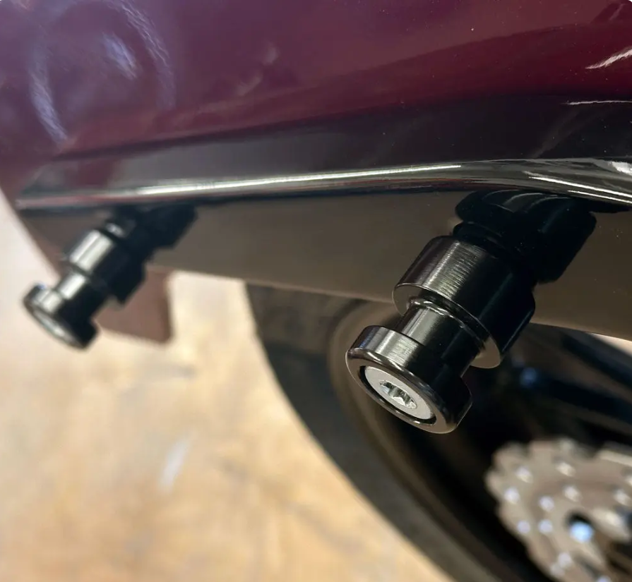 SDC Softail Low Rider CNC Bag Mounts