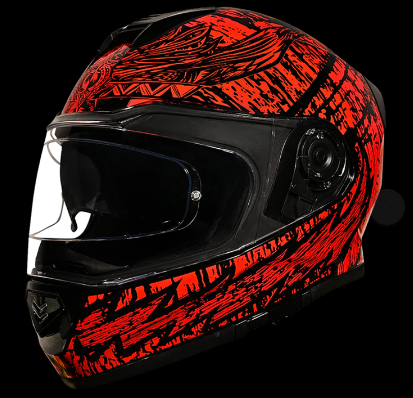 Daytona Detour Full Face Motorcycle Helmet - DOT Certified, Dual Visor, Street Bike Helmet, Men/Women/Youth
