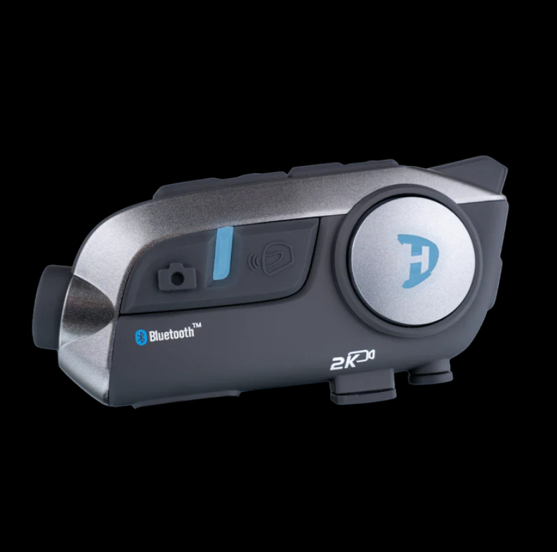 Daytona Helmets Motorcycle Bluetooth Headset - Motorcycle Communication System For All Types of Helmets - Cam