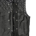 Sledgehammer - Perforated Lowcut Summer Spark Men's Leather Vest