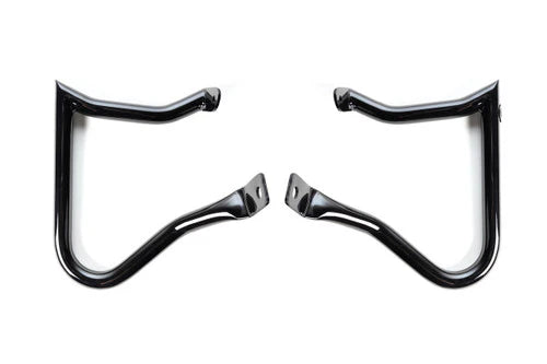Factory 47 Crash Bar Anarchy Black for Softails 2018-Above