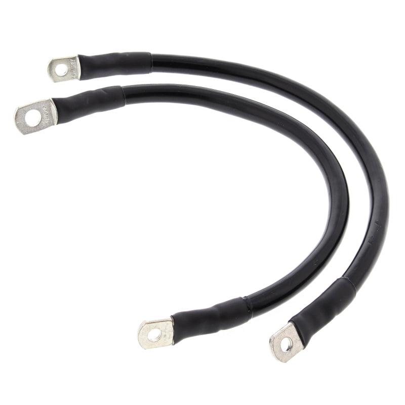 All Balls Racing 04-09 Harley XL 883 Battery Cable Kit Black 79-3011-1