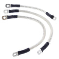 All Balls Racing 94-98 Harley FLHR Road King Battery Cable Kit Clear 79-3009