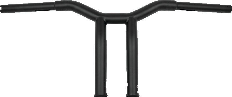Burly Brand Dominator Raked Bar 10in - Matte Black B12-6051SB
