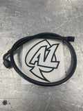 A1 Cycles - black line, rubber coated, mesh, black ends