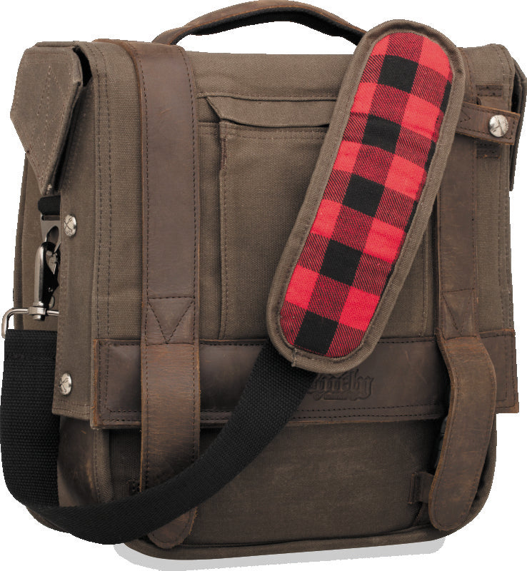 Burly Brand Voyager Saddlebag (Ea) - Dark Oak B15-1000D