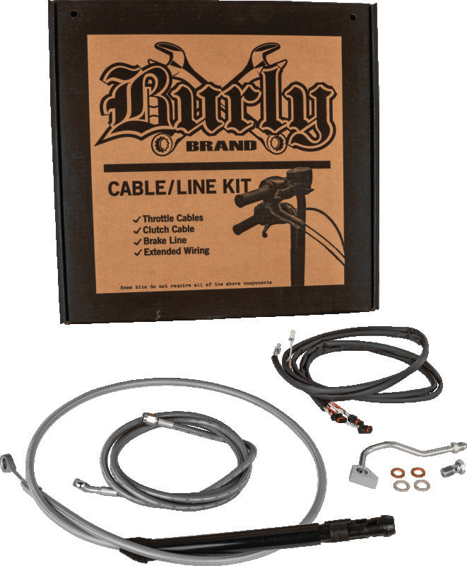 Burly Brand Bagger Control Kit 15in - Stainless Steel B30-1317