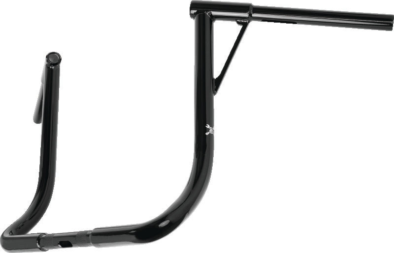 Burly Brand Louie B Bar 16in - Gloss Black B12-7005B
