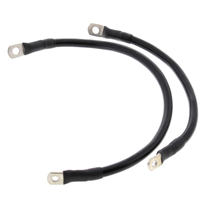 All Balls Racing 81-86 Harley XL Battery Cable Kit Black 79-3010-1