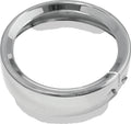 Bikers Choice FLH FLT FLHR FLD Black 7 Inch Chrome Headlight Trim Ring 482914