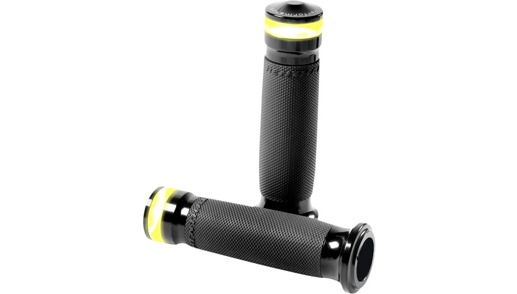 PM Vision Series Black Flashing LED Turn Signal Grips