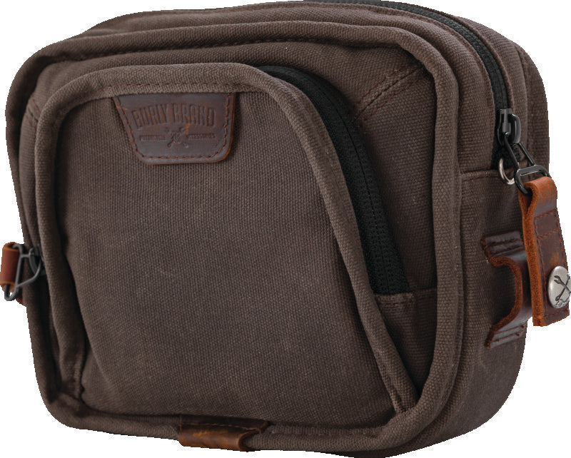 Burly Brand Handlebar Bag - Dark Oak B15-1012D