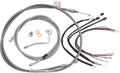 Burly Brand Gorilla Bar Control Kit 14in - Stainless Steel B30-1158
