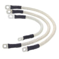 All Balls Racing 04-06 Harley FXD Super Glide Battery Cable Kit Clear 79-3013