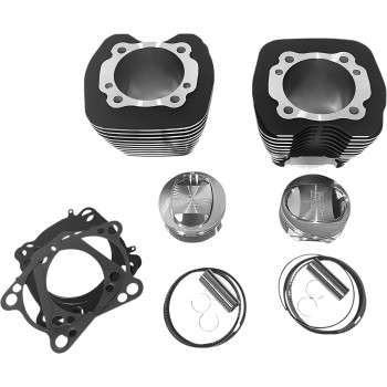113″ Screamin’ Eagle/CVO 110 Twin Cam Bolt-On Big Bore Kit – Black Highlight