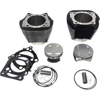 143″ Milwaukee 8 Monster Big Bore Kit – Black Highlight