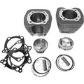 117″ Twin Cam Monster Big Bore Kit w/Dish Pistons – Granite