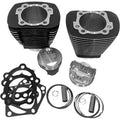 100″ Evolution Big Twin Monster Big Bore Kit – Black Highlight