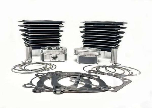 124″ Milwaukee 8 Bolt-On Big Bore Kit w/Flat-Top Pistons – Stagger Cut