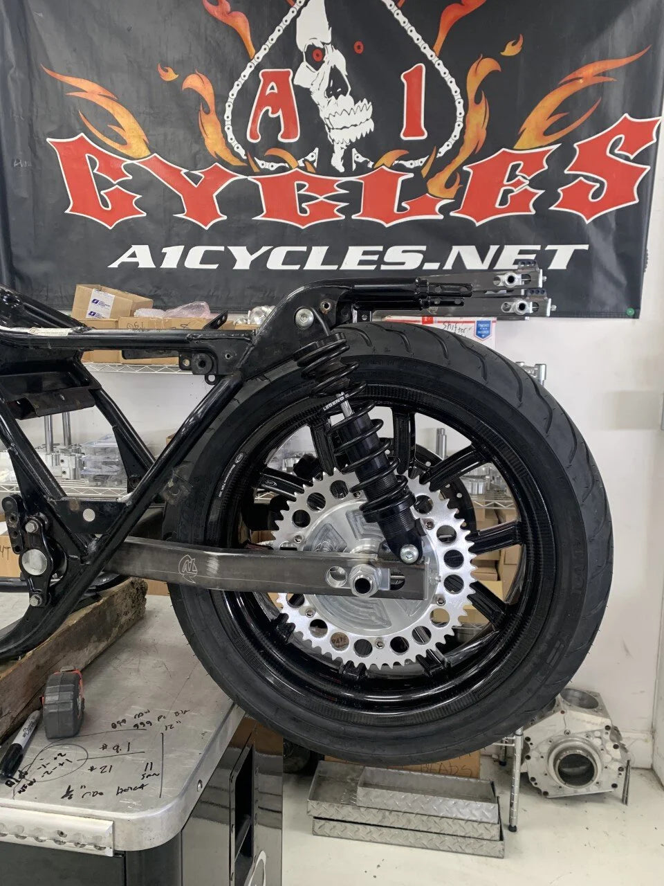 Chromoly Bagger Swing Arm 2008-2026