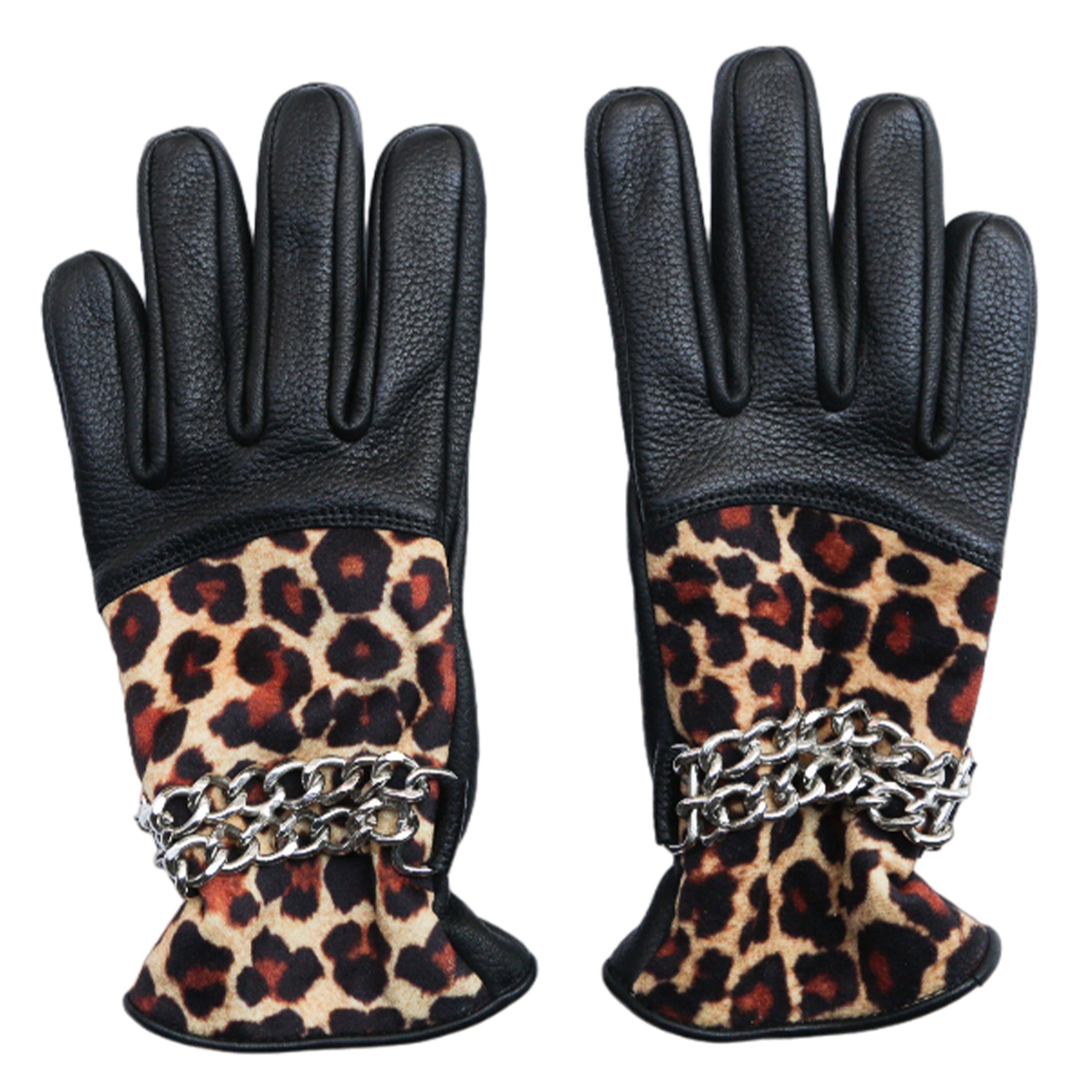 Cheetah Chain Gloves